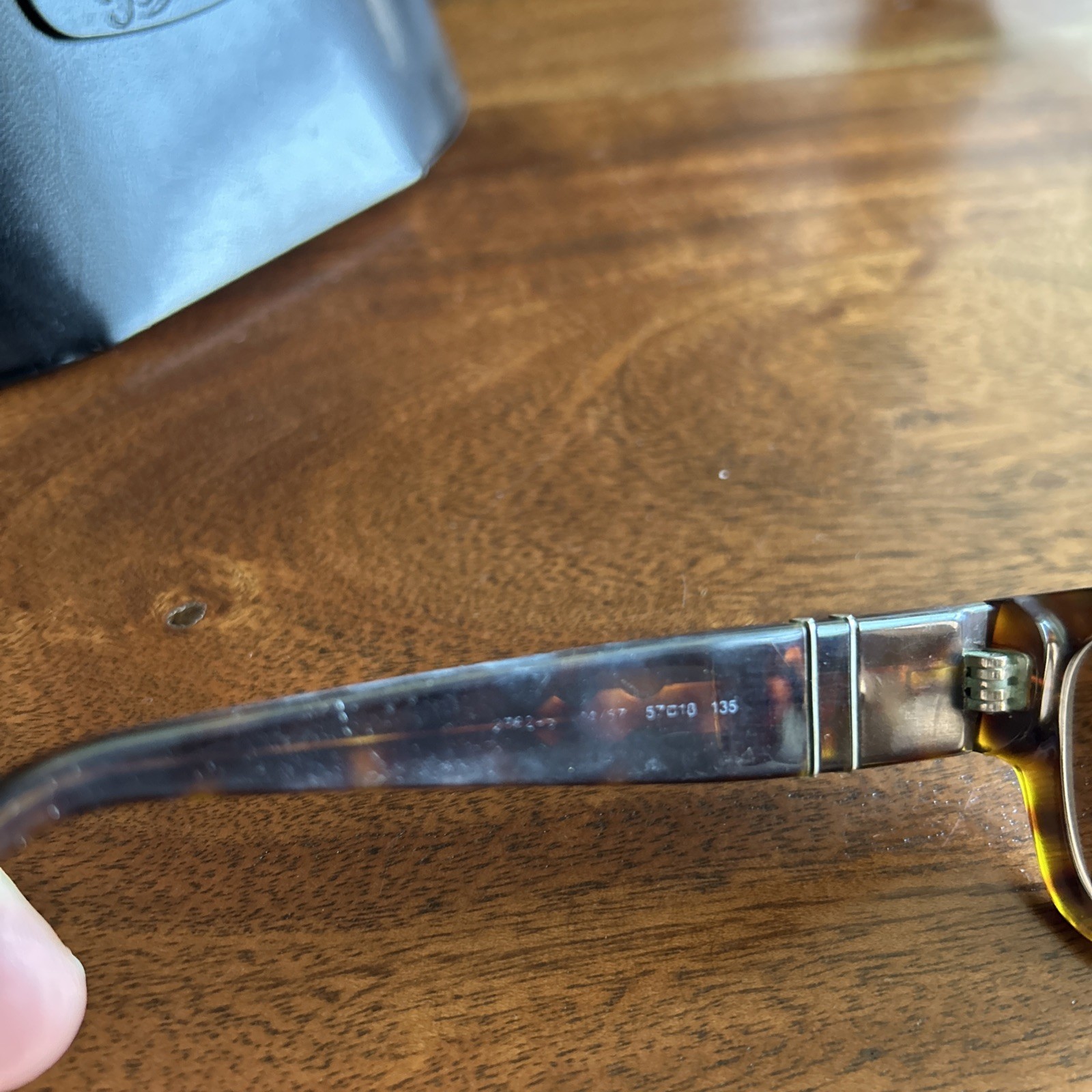 Vintage Persol Rectangular Tortoise Sunglasses FR… - image 12