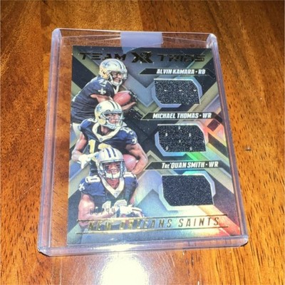 Panini XR 2018 Team Trios Alvin Kamara Michael Thomas Tre'Quan Smith #TT-NO Sai 