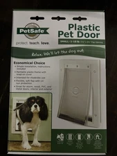PetSafe Plastic Pet Door White PPA00-10958 Small 1-15 LB - New