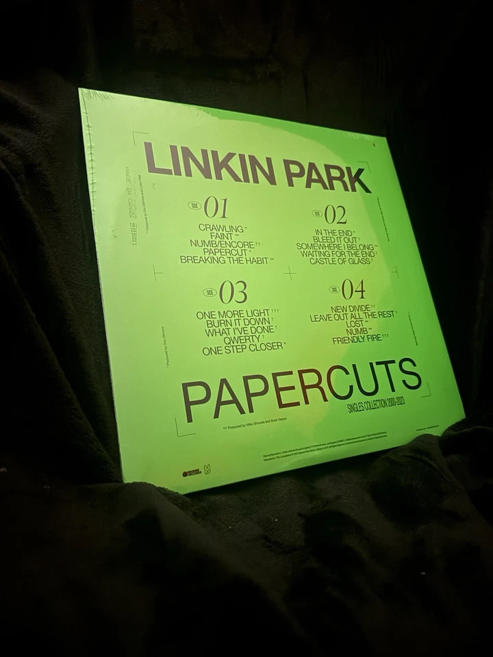 LINKIN PARK - Singles Collection Papercuts 2000-2023 (Walmart Dark Gray Vinyl) Foto 2 de 2