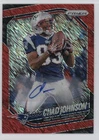 2025 Panini Prizm Football Red Shimmer Chad Johnson #180