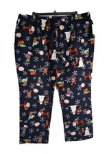 NWT Women's Old Navy Pajama Pants Size XXL On Mascot 30th Anniversary Flannel