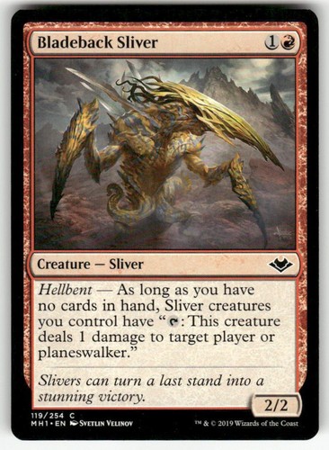 BLADEBACK SLIVER #119 MTG MODERN HORIZONS