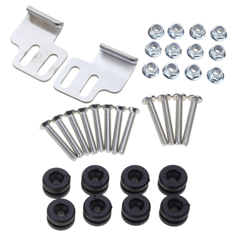Motorbike Frame Mount Bracket Accessory Trunk Screw Bolts Lock Support Bars