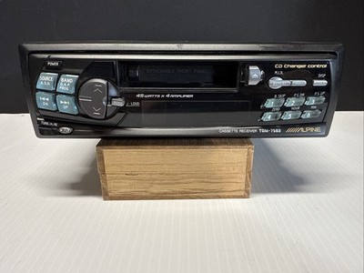 ALPINE TDM-7582 Car Audio Stereo AM/FM Cassette Tape Deck Headunit UNTESTED