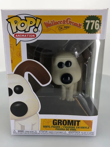 Funko POP! Animation Wallace and Gromit Gromit #776 Vinyl Figure DAMAGED BOX