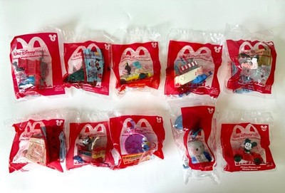 Complete Set Of 10 McDonald s Disney 2022 Mickey & Minnie s Runaway Railway Toys