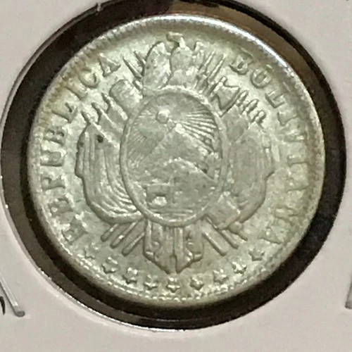 Bolivia 20 Centavos KM 159.1 XF 1880 PTS
