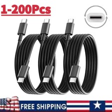 Fast Charging Data USB-C to USB C Type-C SYNC Charger Cable Cord 3/6FT Lot