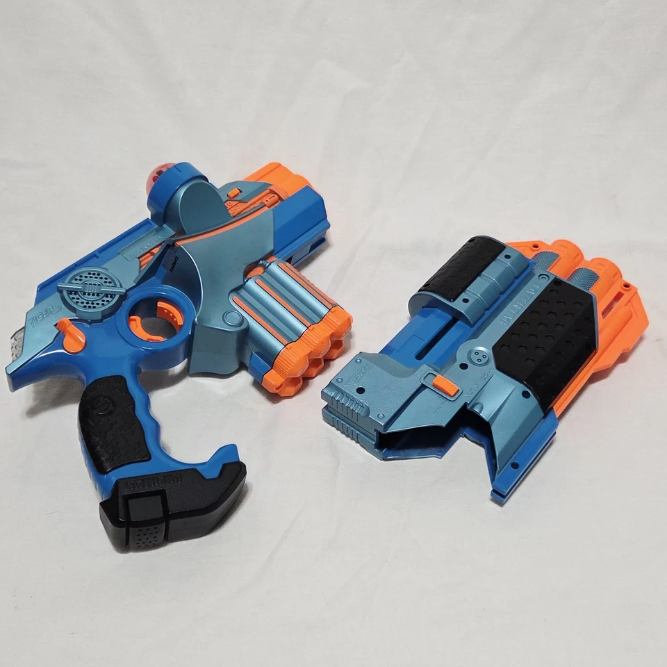 Pistolas bláster Tiger Lazer Tag Phoenix LTX + accesorio de escopeta y mira telescópica holográfica Foto 3 de 4