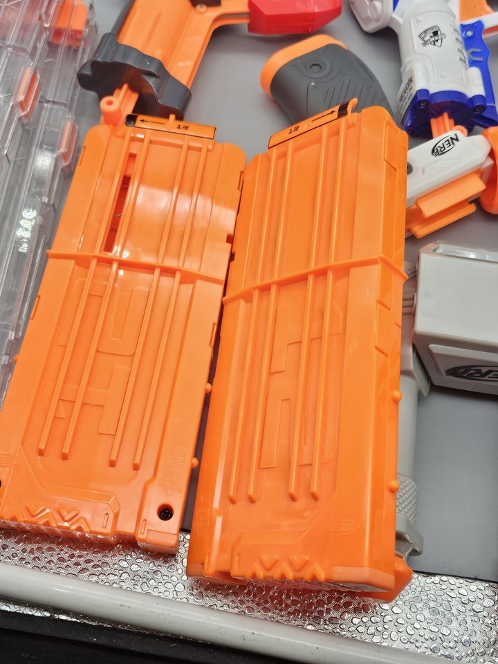 Nerf Modulus Gun Lot (13) Handles / Stands / Scopes / Clips | eBay