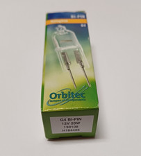Ampoule Lampe Halogene ORBITEC  12V 20W  G4 BI-PIN  9x30mm1 30108 H64425