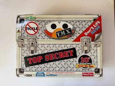 Fisher Price TICKLE ME ELMO TMX doll Top Secret 10th Anniversary New in Box