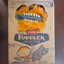 NEW in BOX Fuggler Fart Face Underoo McGoo Brown Fur Funny Ugly Monsters 9" Zuru