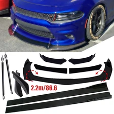 For Subaru WRX STI Front Bumper Lip Spoiler Splitter For Dodge Challenger SRT