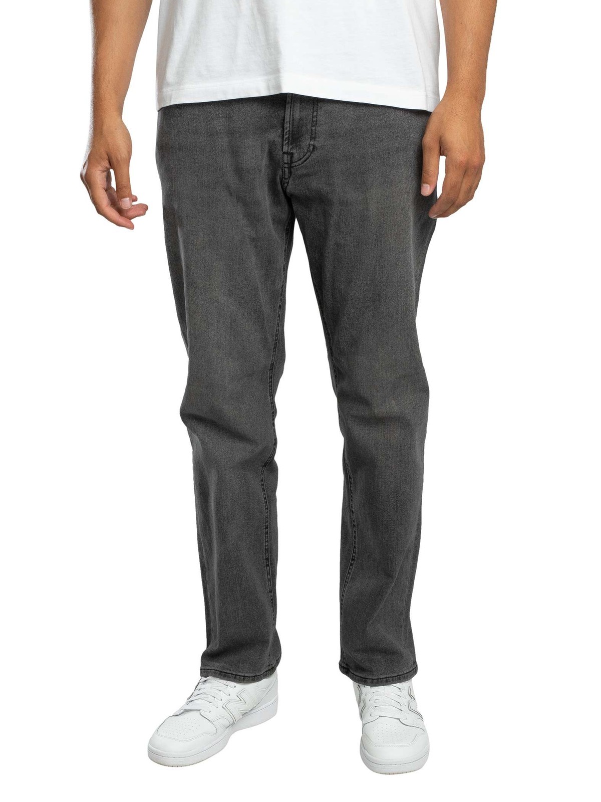 Jack & Jones Men's Black Denim Clark Original 224 Jeans - Image 2