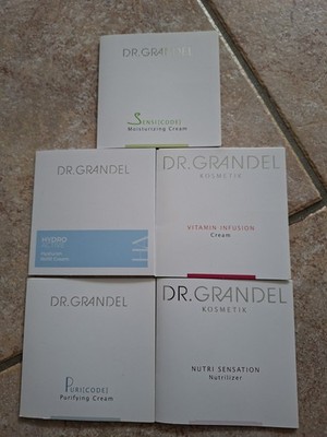 5 Proben Dr. Grandel Sensicode Hydro Active Puri Vitamin Nutri Cream Neu OVP