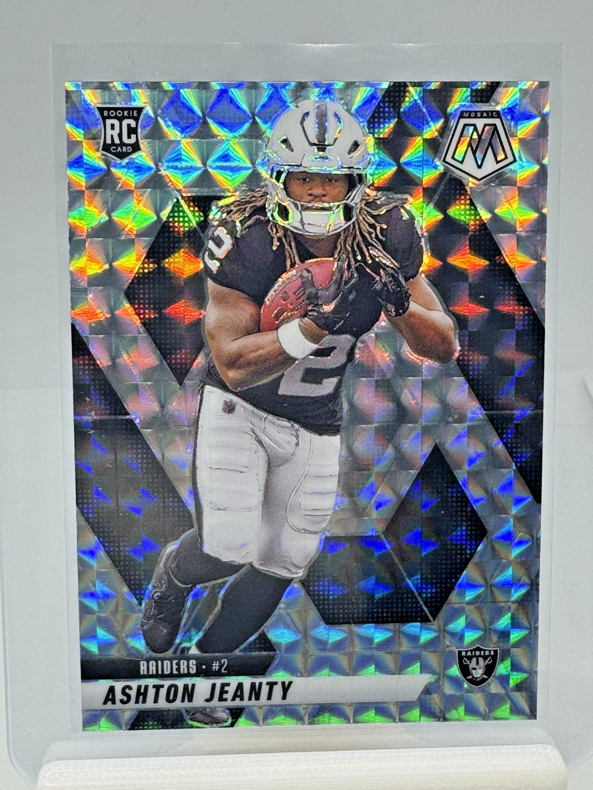 Ashton Jeanty [Mosaic] - 2025 Panini Mosaic #345 RC