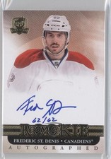 2011-12 Upper Deck The Cup Rookie Gold 62/62 Frederic St Denis #102 Auto 0c3