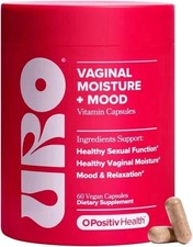 NEW URO Vaginal Moisture Mood   Formulated to Support Vaginal Moisture-