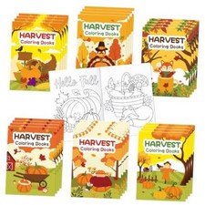 Fall Coloring Books for KidsPcs Bulk Thanksgiving Mini Coloring 24 Harvest