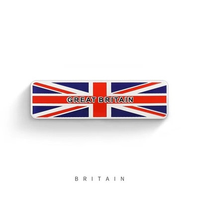 BRITAIN BRITISH ENGLAND UNITED KINGDOM FLAG METAL CAR EMBLEM STICKER UNION JACK