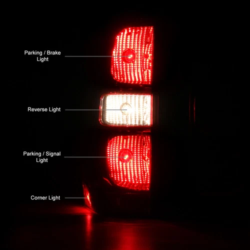 Tail Lights For 2007-2011 Yukon XL & 2007-2014 Chevy Suburban/Tahoe GMC Yukon - Picture 4 of 9
