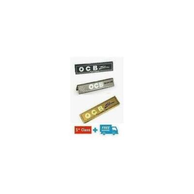 OCB SLIM KING GRÖSSE PREMIUM SCHWARZ, GOLD, X-PERT NEU RAUCHENDE ROLLPAPIERE MIX 