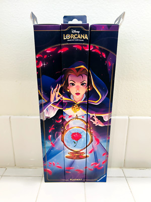 ベル　BELLE Disney Lorcana プレイマット　未開封 3 x Belle Playmat Accomplished Mystic Ravensburger Disney
