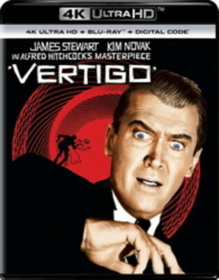 Vertigo [New 4K UHD Blu-ray] With Blu-Ray, 4K Mastering, Digital Copy, 2 Pack