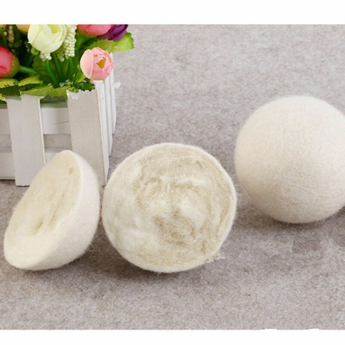 7 Handmade Organic New Zealand Wool Dryer Balls Natural Laundry Fabric Softener - Picture 6 of 8