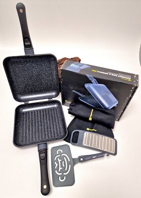 RidgeMonkey Pan & Griddle Granite Edition XXL Omlett Pizza Pasta Pfanne