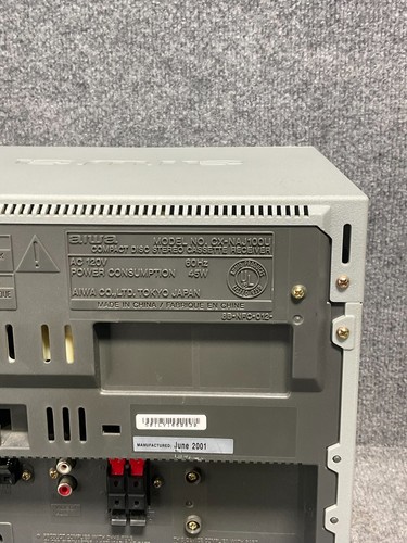 Aiwa NSX-AJ100 Audio System 3 CD/Radio/AUX/Dual Cassette Player Made In Japan - Picture 16 of 24
