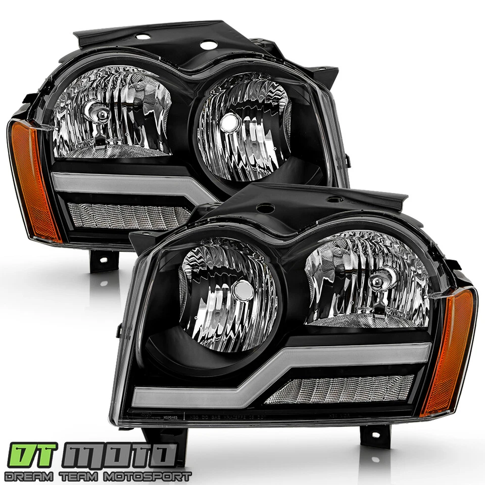Tubo LED para Jeep Grand Cherokee 2005 2006 2007 con faros de señal faros Foto 3 de 4