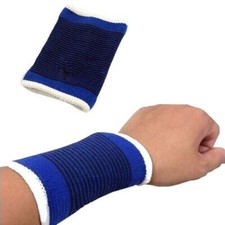 Coppia Polsiera Ortopedica Fascia Elastica Polso Tendinite Distorsione Tutore