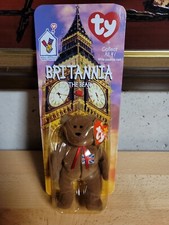 Ty McDonalds Rare Two Error Teenie Beanie Baby 99 Britannia The Bear W/ 93 Tag