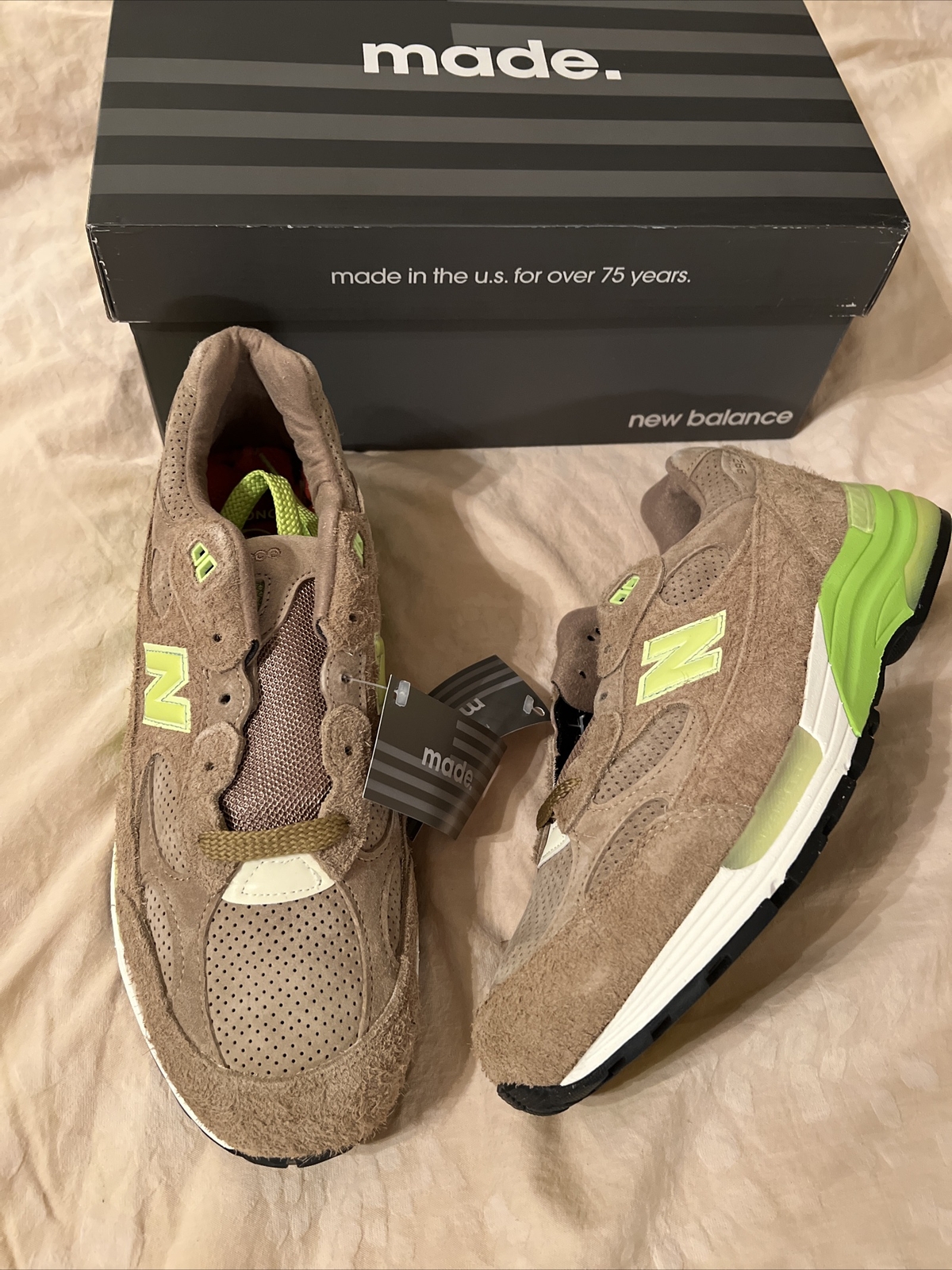 Concepts X New Balance 992 Made In USA “Low Hanging Fruit” M992CT Kiwi Size 11