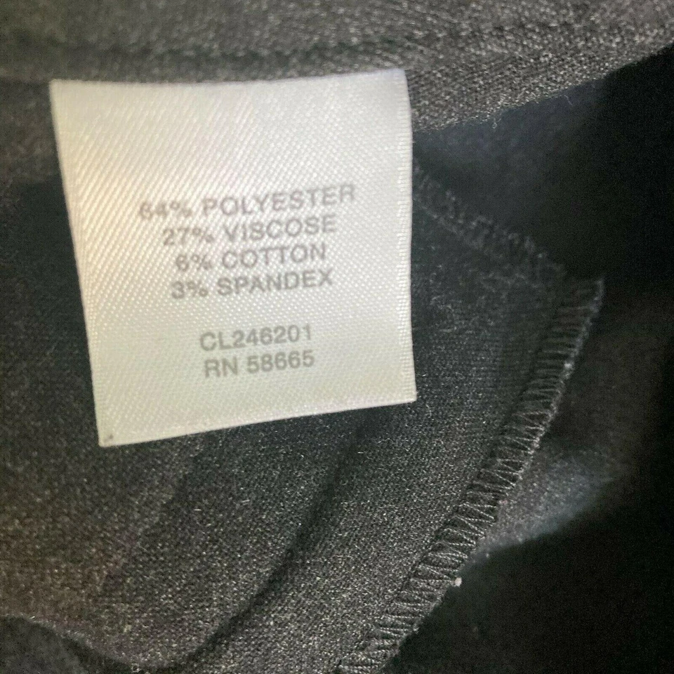 Pantalones Classiques Entier para mujer talla 4 negros con cremallera al tobillo Foto 3 de 4