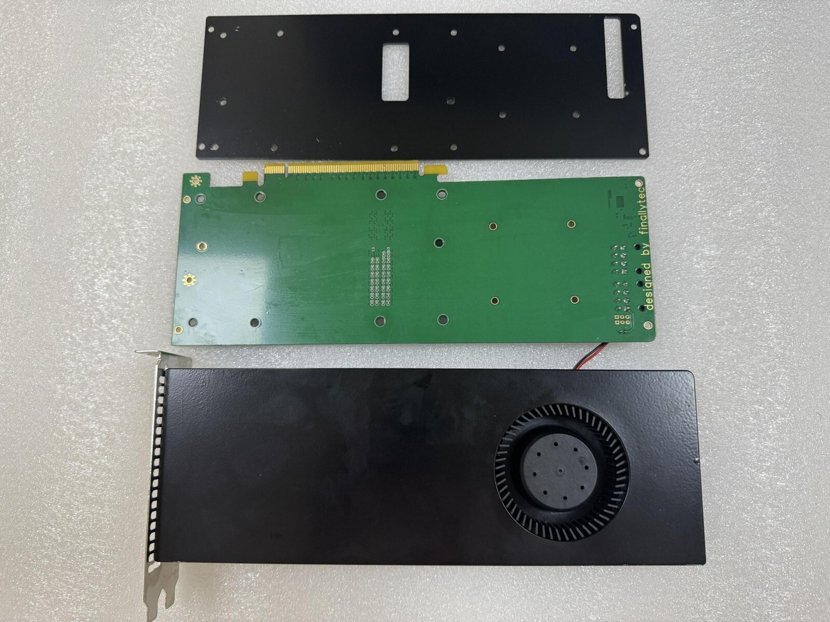 Tesla P100 16GB SXM2 PCIe変換 RTX4090ヒートシ SXM2 to PCIE Adapter For Nvidia Tesla P100 V100 16G 32GB GPU