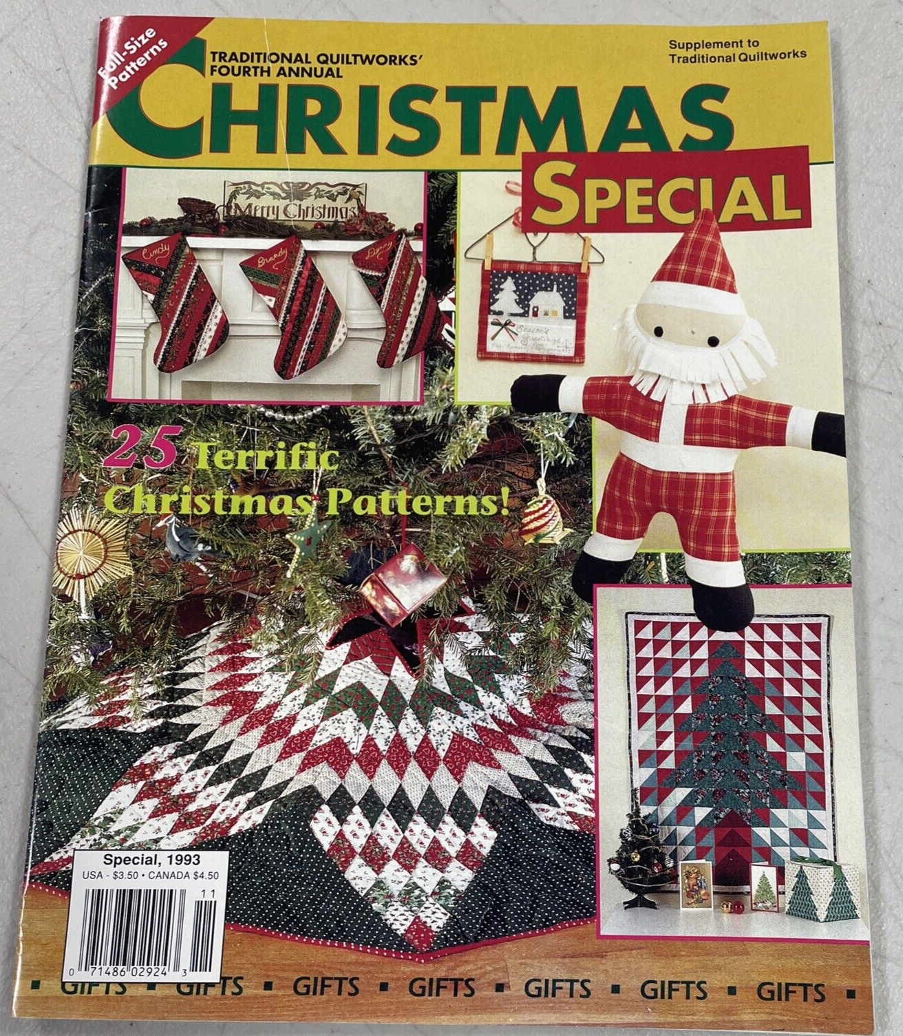 Traditional Quiltworks Issue Christmas Special 4th Annual 1993