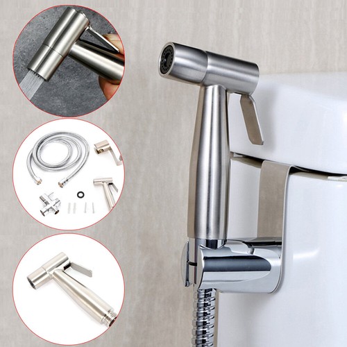 Handbidet WC Bad Spray Düse Set Handheld Dusche Kopf Bidet Brausekopf Handbrause - Bild 7 von 10