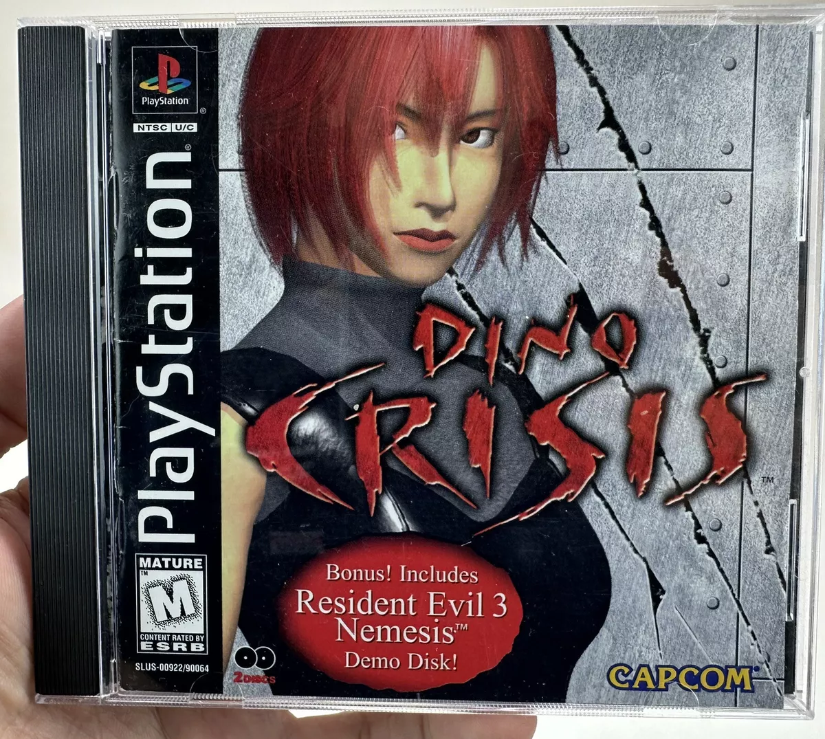 Dino Crisis w/ Resident Evil 3 Nemesis Demo Disk (PS1 / PSX) Near-Complete  13388210459