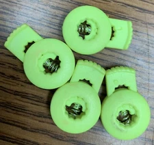 (4) Glove Lock - Lace Lock Neon Green