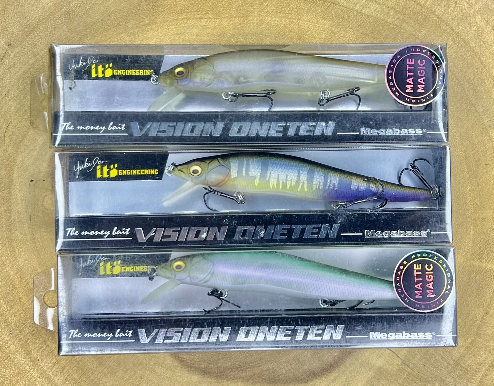 Megabass (Lot Of 3) Ito Vision OneTen & (Matte Series) Suspending Jerkbaits, NWT - Image 11