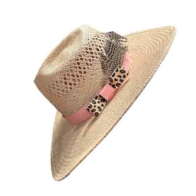 Rodeo King Chapeau de cowboy en paille avec couronne ouverte en jute 11
