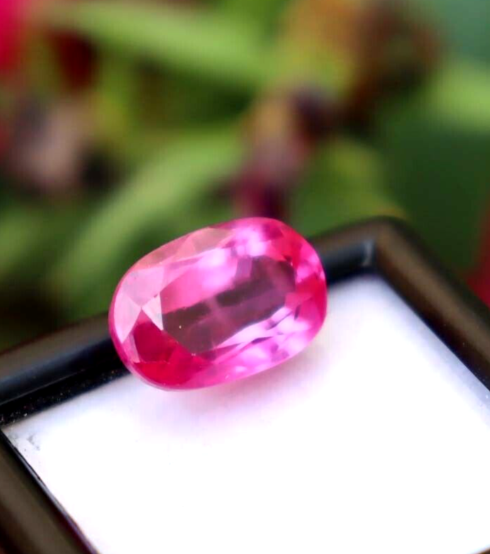 5 Ct Natural Pink Spinel Quality GGI Certified Loose Gemstone Oval ...