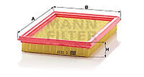 C 2329 MANN-FILTER Luftfilter FüR Honda, Infiniti, Nissan, Renault, Subaru-image
