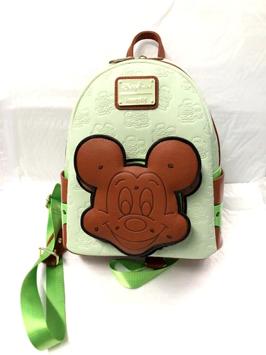 Disney Eats Loungefly Mickey Mouse Mint Ice Cream Sandwich Mini Backpack NWT