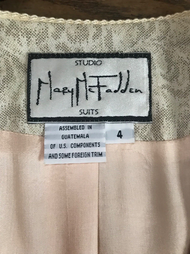 Vintage Mary McFadden pantsuit Size 4 - Picture 4 of 8