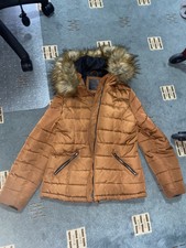Matalan Coat Papaya Size Uk14 Brown